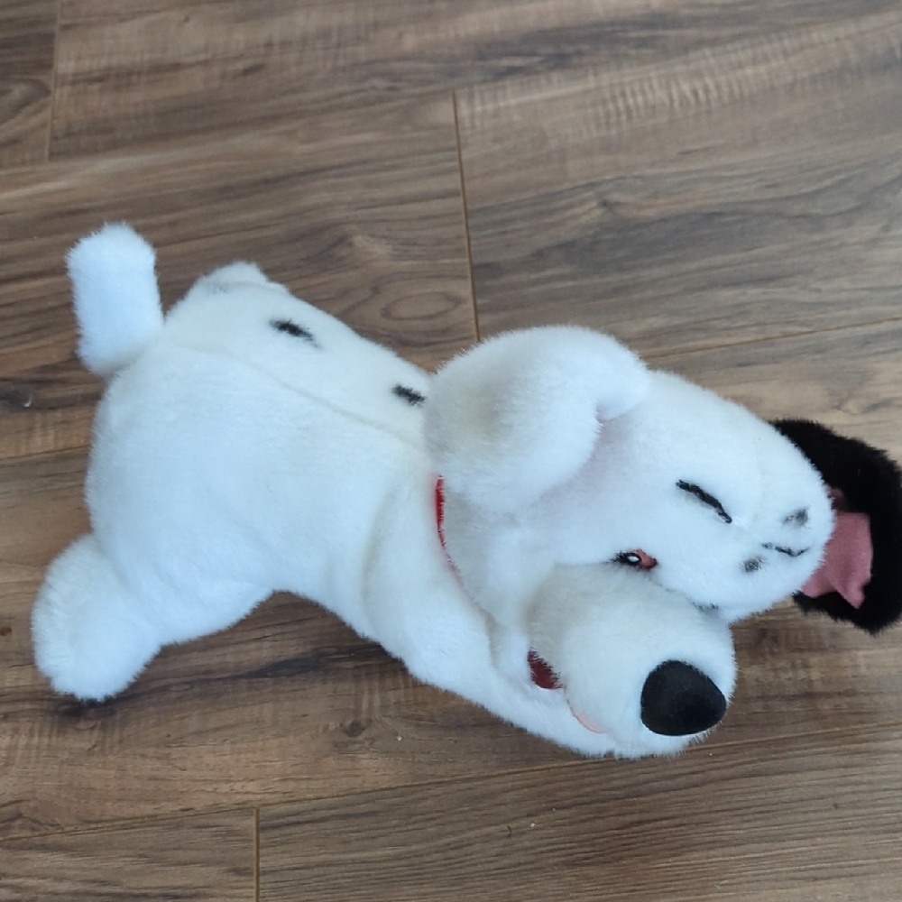 Vintage 101 Dalmatian Stuffed Animal Medium Size. Disney Dog Stuffed Animal.